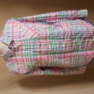 Crown & Ivy Multicolor Plaid Button Down Shirt